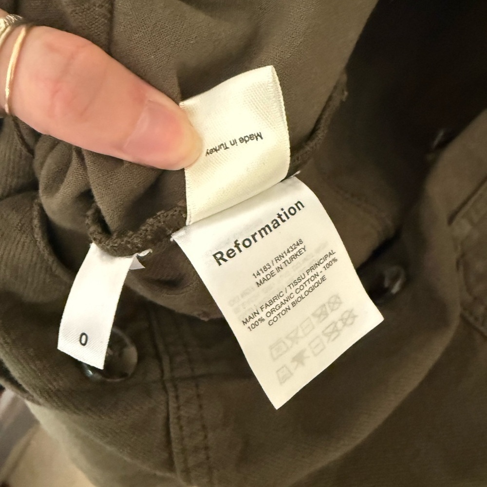 Reformation Olive Green Romper - Picture 5 of 5